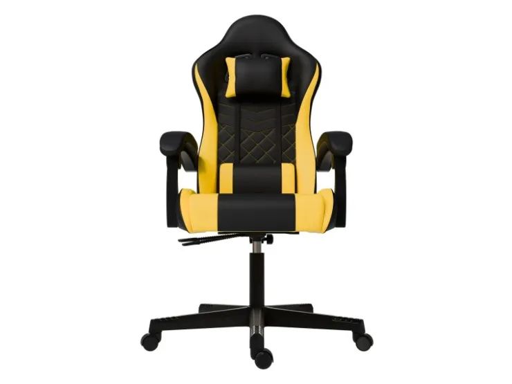 Juskys Gamingstuhl HyperSeat Schwarz/Gelb* Stühle