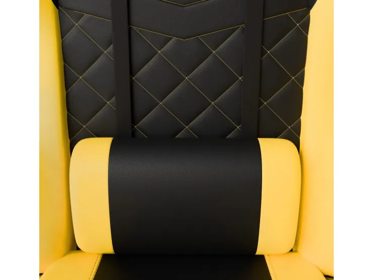 Juskys Gamingstuhl HyperSeat Schwarz/Gelb* Stühle