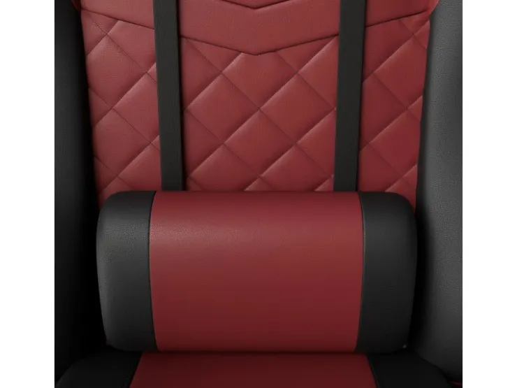 Juskys Gamingstuhl HyperSeat Bordeaux/Schwarz* Kissen