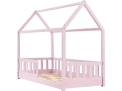 Juskys Kinderbett Marli 80 x 160 cm mit Matratze