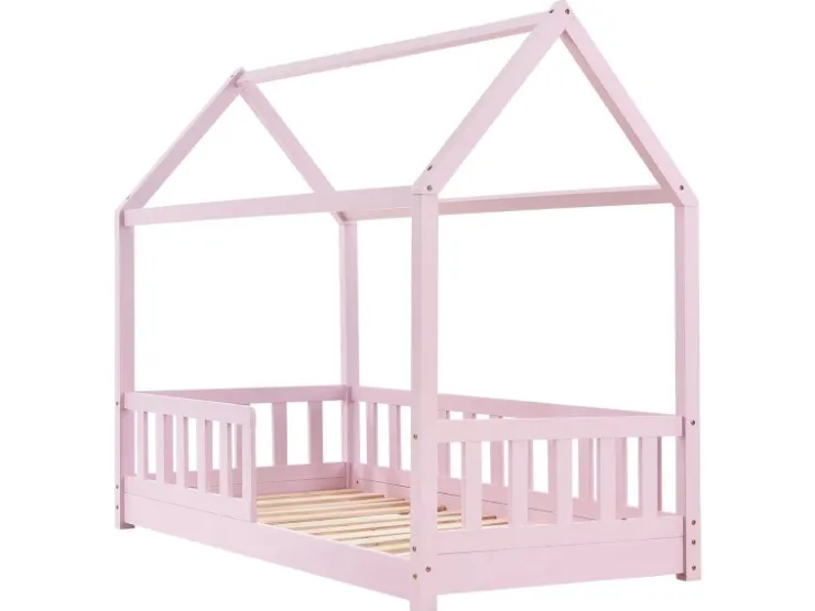 Juskys Kinderbett Marli 80 x 160 cm mit Matratze