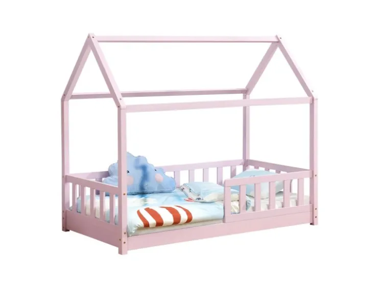Juskys Kinderbett Marli 80 x 160 cm mit Matratze