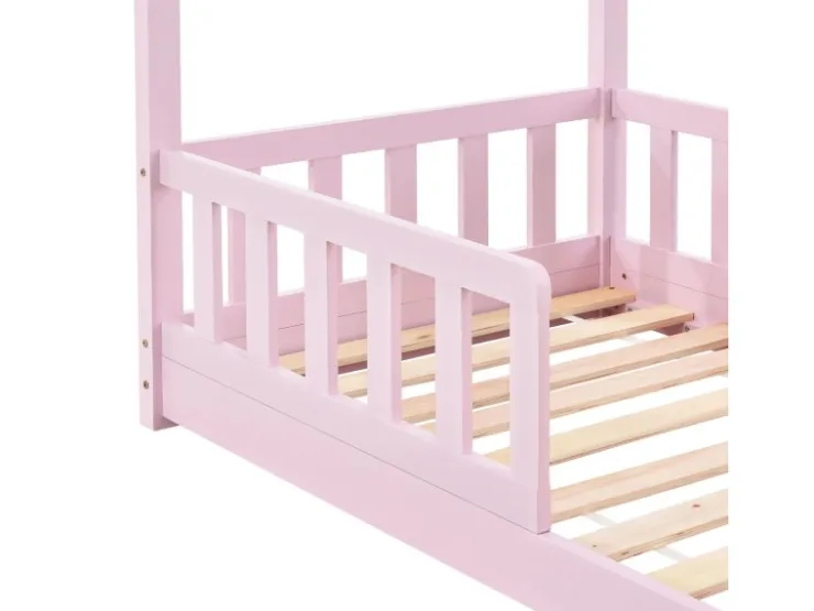 Juskys Kinderbett Marli 80 x 160 cm mit Matratze