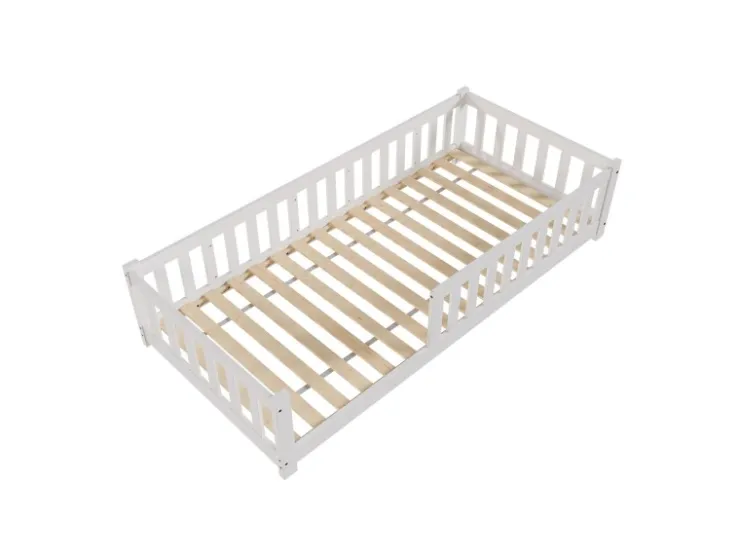 Juskys Kinderbett Naya 90 x 200 cm Weiß* Betten