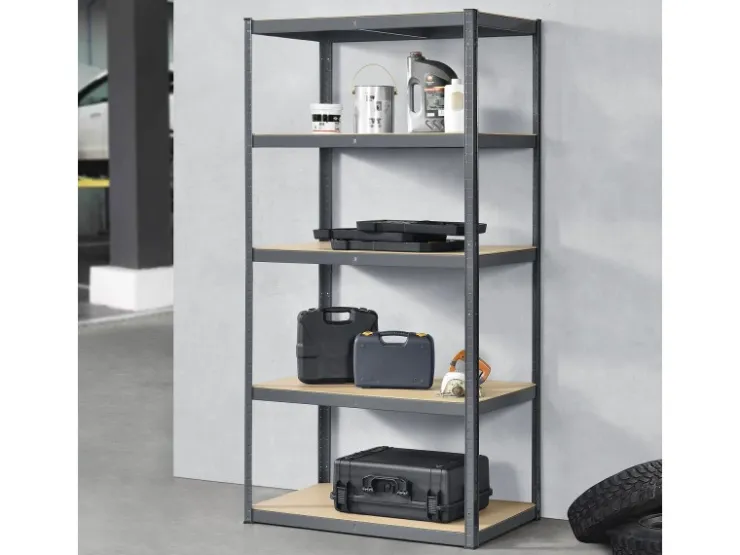 Juskys Lagerregal Basic 200 x 100 x 60 cm* Metallregale