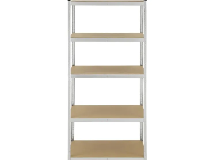 Juskys Lagerregal Basic 200 x 100 x 60 cm Verzinkt