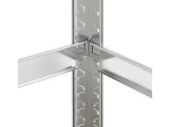 Juskys Lagerregal Basic 200 x 100 x 60 cm Verzinkt