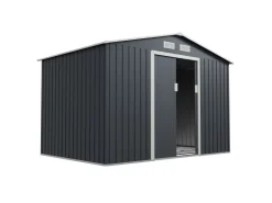 Juskys Metall Geräteschuppen Gerätehaus XL mit Satteldach in* Aufbewahrung