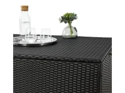 Juskys Polyrattan Gartenmöbel Auflagenbox Ikaria mit Innenplane in