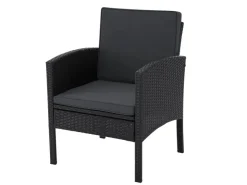 Juskys Polyrattan Gartenmöbel Sitzgruppe Turin* Hocker