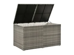 Juskys Polyrattan Gartenmöbel Auflagenbox Ikaria mit Innenplane in* Aufbewahrung|Kissen