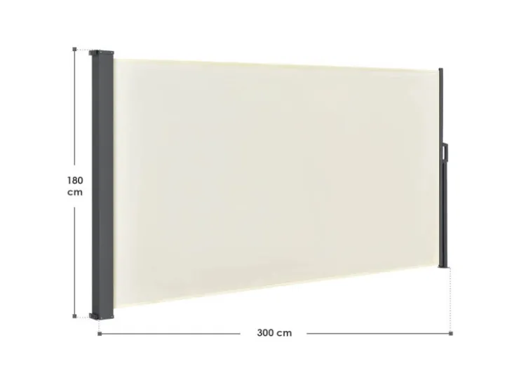 Juskys Seitenmarkise Dubai 300 x 180 cm