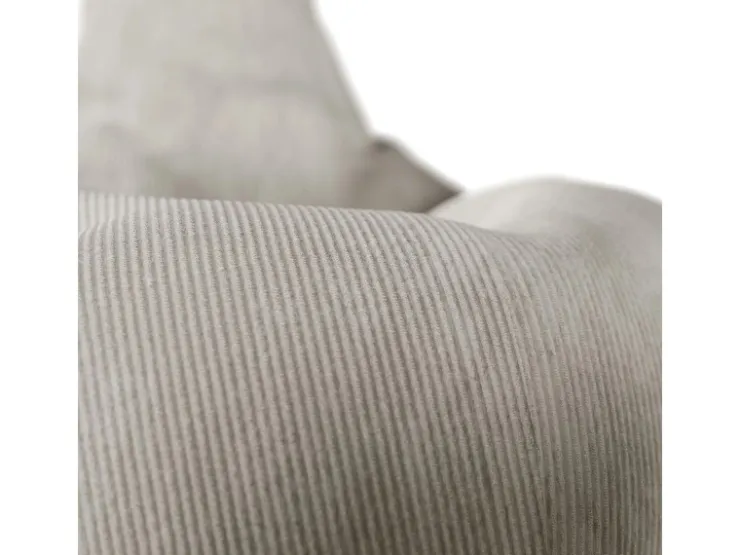 Juskys Sitzsack Chillex mit Hocker L in Stoff Cord