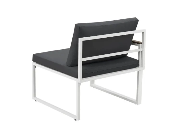 Juskys Sofa Set Gartenmöbel Bari mit Bezügen in Dunkelgrau* Sofas