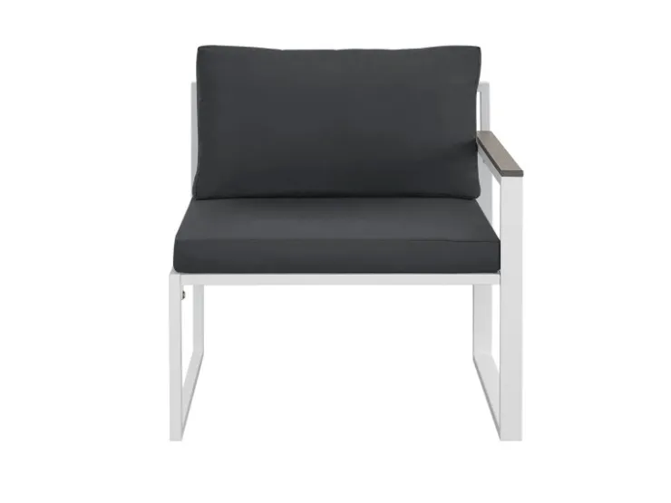 Juskys Sofa Set Gartenmöbel Bari mit Bezügen in Dunkelgrau* Sofas