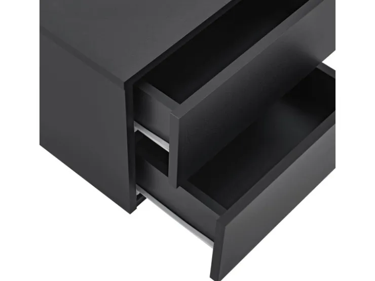 Juskys Wandschrank Nachttisch 40x29x30 cm mit 2 Schubladen* Schweberegale