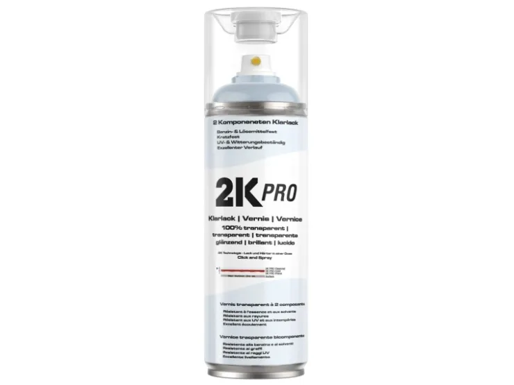 2K PRO Spraydose 400ml Klarlack Hochglanz* Sprühlacke|Klarlacke