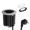 kalb Einbausteckdose 230VAC Tischsteckdose 54mm Rund Für Montage In Und An Möbeln mit EU-Stecker* Sideboards