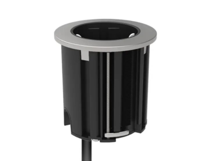 kalb Einbausteckdose 230VAC Tischsteckdose 54mm Rund Für Montage In Und An Möbeln mit EU-Stecker* Sideboards