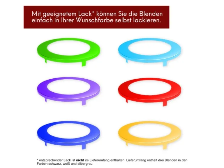 kalb Einbausteckdose 230VAC Tischsteckdose 54mm Rund Für Montage In Und An Möbeln mit EU-Stecker* Sideboards