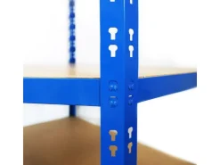 Karat Eckregal - Hohe Traglast - Individuell Einsetzbar - Blau 180 x 90 x 42 x 60 cm* Eckregale