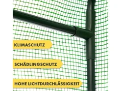 Karat Gewächshaus Botanika Robust und Witterungsbeständig Eckig 100 x 150 x 50 cm