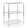 Karat Gitterregal Everest 210 kg Belastbarkeit 3 Böden Verchromt 60 x 35 x 90 cm* Flaschenregale