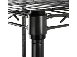Karat Gitterregal Rocky 250 kg Belastbarkeit 5 Böden 55 x 35 x 140 cm* Regale Schwarz
