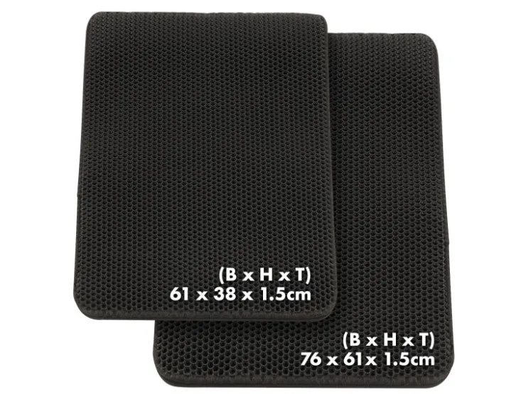 Karat Katzenstreumatte Charly in Wabendesign Abwaschbar 76 x 61 cm