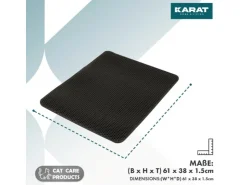 Karat Katzenstreumatte Charly in Wabendesign Abwaschbar 61 x 38 cm* Katzenbedarf