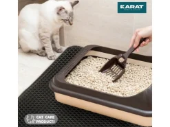 Karat Katzenstreumatte Charly in Wabendesign Abwaschbar 61 x 38 cm* Katzenbedarf