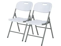 Karat Klappstuhl Okinawa Gartenstuhl für Garten Terrasse Balkon Robust 2er-Set
