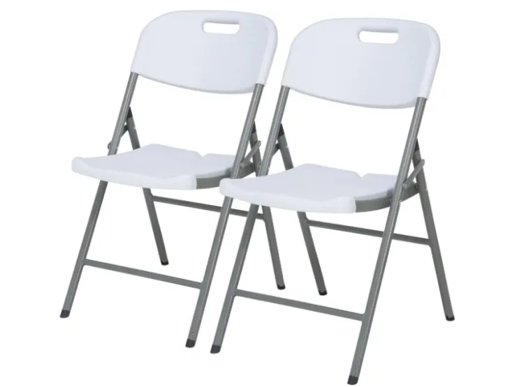 Karat Klappstuhl Okinawa Gartenstuhl für Garten Terrasse Balkon Robust 2er-Set