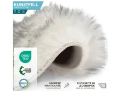 Karat Kunstfell Nelly Flauschiges Dekofell Individuell Einsetzbar Black Tip* Überwürfe
