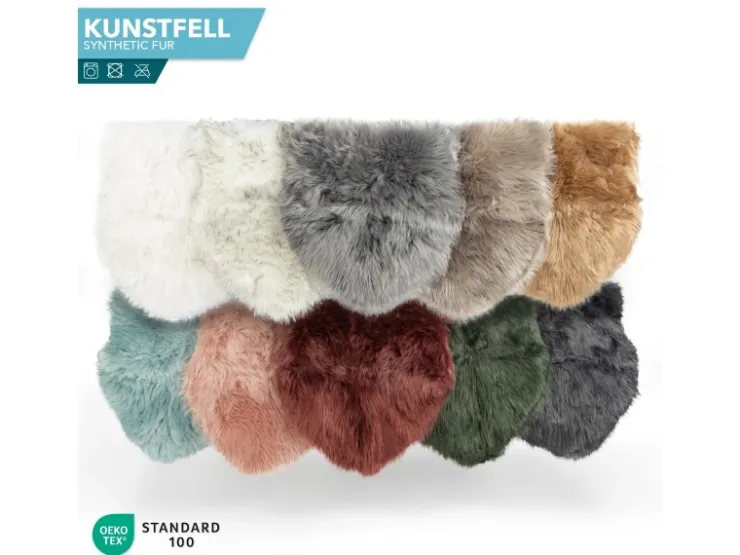 Karat Kunstfell Nelly Flauschiges Dekofell Individuell Einsetzbar