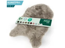Karat Kunstfell Nelly Flauschiges Dekofell Individuell Einsetzbar Dark