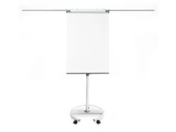 Karat Mobiles Flipchart Shark Premium mit Rollenfuß und 2 Papierhaltern 73 x 104 cm* Stifte