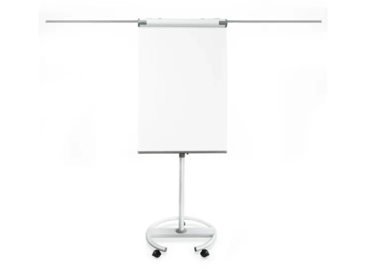 Karat Mobiles Flipchart Shark Premium mit Rollenfuß und 2 Papierhaltern 73 x 104 cm* Stifte