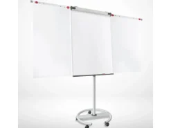 Karat Mobiles Flipchart Shark Premium mit Rollenfuß und 2 Papierhaltern 73 x 104 cm* Stifte
