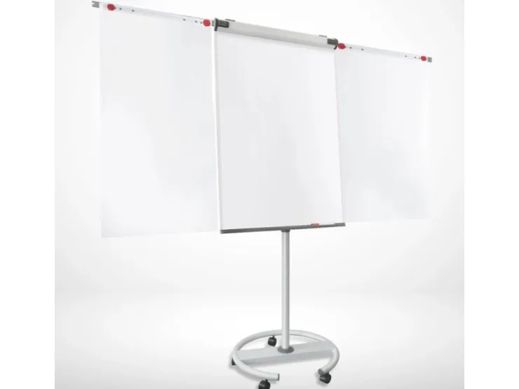 Karat Mobiles Flipchart Shark Premium mit Rollenfuß und 2 Papierhaltern 73 x 104 cm* Stifte