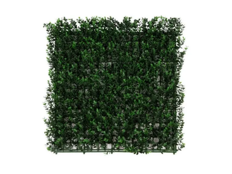 Karat Pflanzenwand Buxus Kunstpflanze zur Dekoration 50 x 50 cm