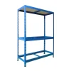 Karat Reifenregal - Belastbares Kellerregal - 180 x 130 x 50 cm - Blau