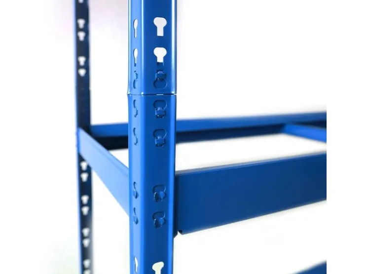 Karat Reifenregal - Belastbares Kellerregal - 180 x 130 x 50 cm - Blau