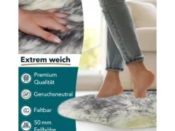 Karat Schaffell Audrey Natürliches Premium Lammfell Individuell Einsetzbar Black Tip* Sessel|Stühle