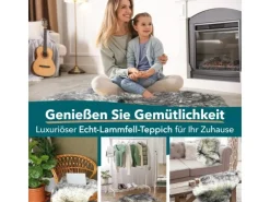 Karat Schaffell Audrey Natürliches Premium Lammfell Individuell Einsetzbar Black Tip* Sessel|Stühle