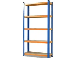 Karat Schwerlastregal Blau-Orange Traglast bis 875 kg 220 x 90 x 60 cm