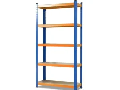 Karat Schwerlastregal Blau-Orange Traglast bis 875 kg 180 x 90 x 45 cm* Schwerlastregal