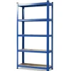 Karat Schwerlastregal Blau Maximale Traglast 875 kg 180 x 120 x 45 cm