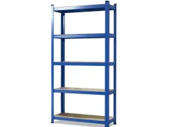 Karat Schwerlastregal Blau Maximale Traglast 875 kg 220 x 90 x 45 cm* Büroregale