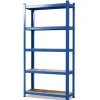 Karat Schwerlastregal Blau Maximale Traglast 875 kg 180 x 90 x 40 cm* Holzregale|Schwerlastregal